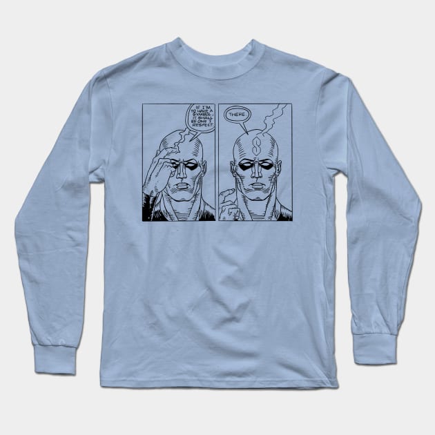 “Dr. S” Watchmen Dr. Manhattan Parody Long Sleeve T-Shirt by Grip Grand